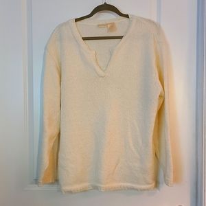 18/20 super soft cream sweater